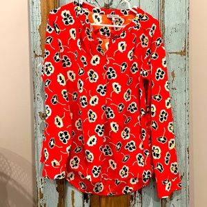 Juicy Couture blouse. Red/orange. Medium